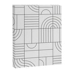 My Favorite Geometric Patterns No.19 - White Canvas Print Gallery Image 6