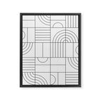 My Favorite Geometric Patterns No.19 - White Framed Canvas Print Gallery Image 6