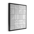 My Favorite Geometric Patterns No.19 - White Framed Canvas Print Gallery Image 2
