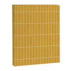 Rectangular Grid Pattern - Mustard Yellow Canvas Print Gallery Image 8