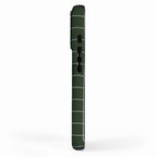 Small Grid Pattern - Deep Green iPhone Case Gallery Image 2