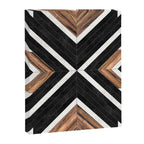 Urban Tribal Pattern No.1 - Concrete and Wood Canvas Print Gallery Image 6