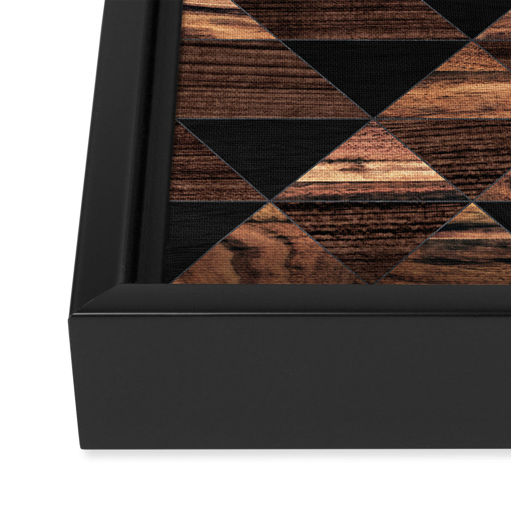 Urban Tribal Pattern No.11 - Aztec - Wood Framed Canvas Print Gallery Image 3
