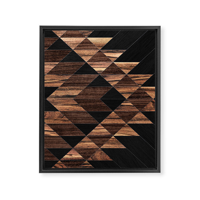 Urban Tribal Pattern No.11 - Aztec - Wood Framed Canvas Print Gallery Image 8