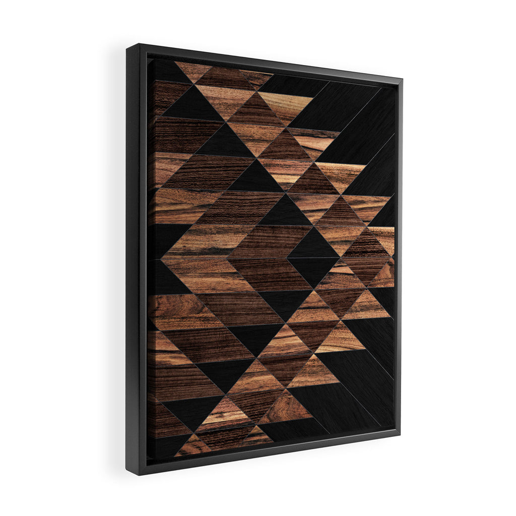 Urban Tribal Pattern No.11 - Aztec - Wood Framed Canvas Print Gallery Image 2