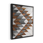 Urban Tribal Pattern No.12 - Aztec - Wood Framed Canvas Print Gallery Image 2