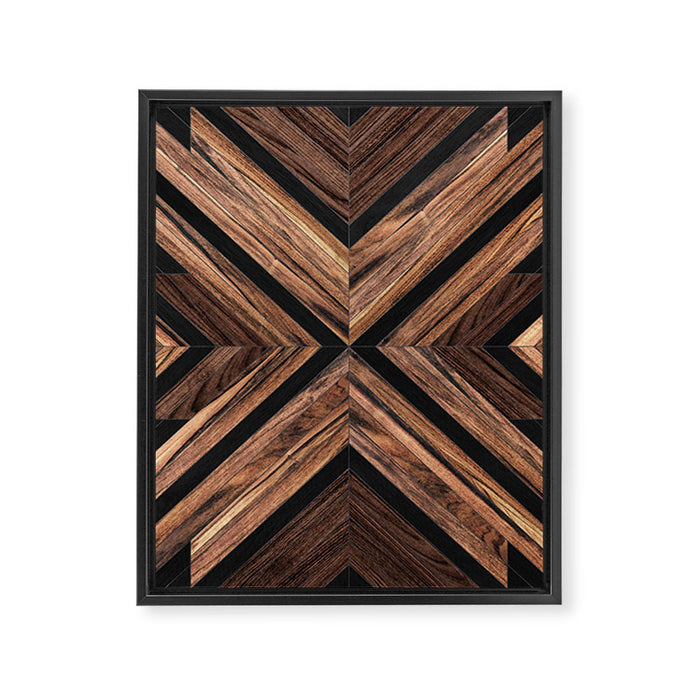 Urban Tribal Pattern No.3 - Wood Framed Canvas Print Gallery Image 1