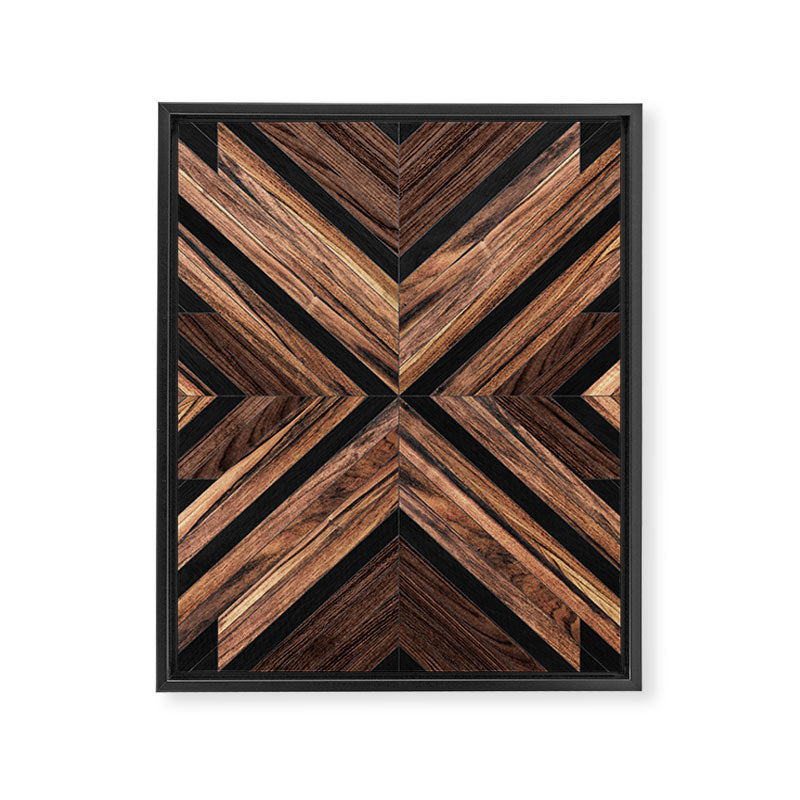 Urban Tribal Pattern No.3 - Wood Framed Canvas Print Gallery Image 6