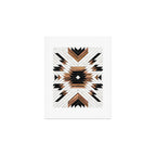 Urban Tribal Pattern No.5 - Aztec - Concrete and Wood Art Print Gallery Image 1