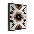 Urban Tribal Pattern No.5 - Aztec - Concrete and Wood Framed Canvas Print Gallery Image 2