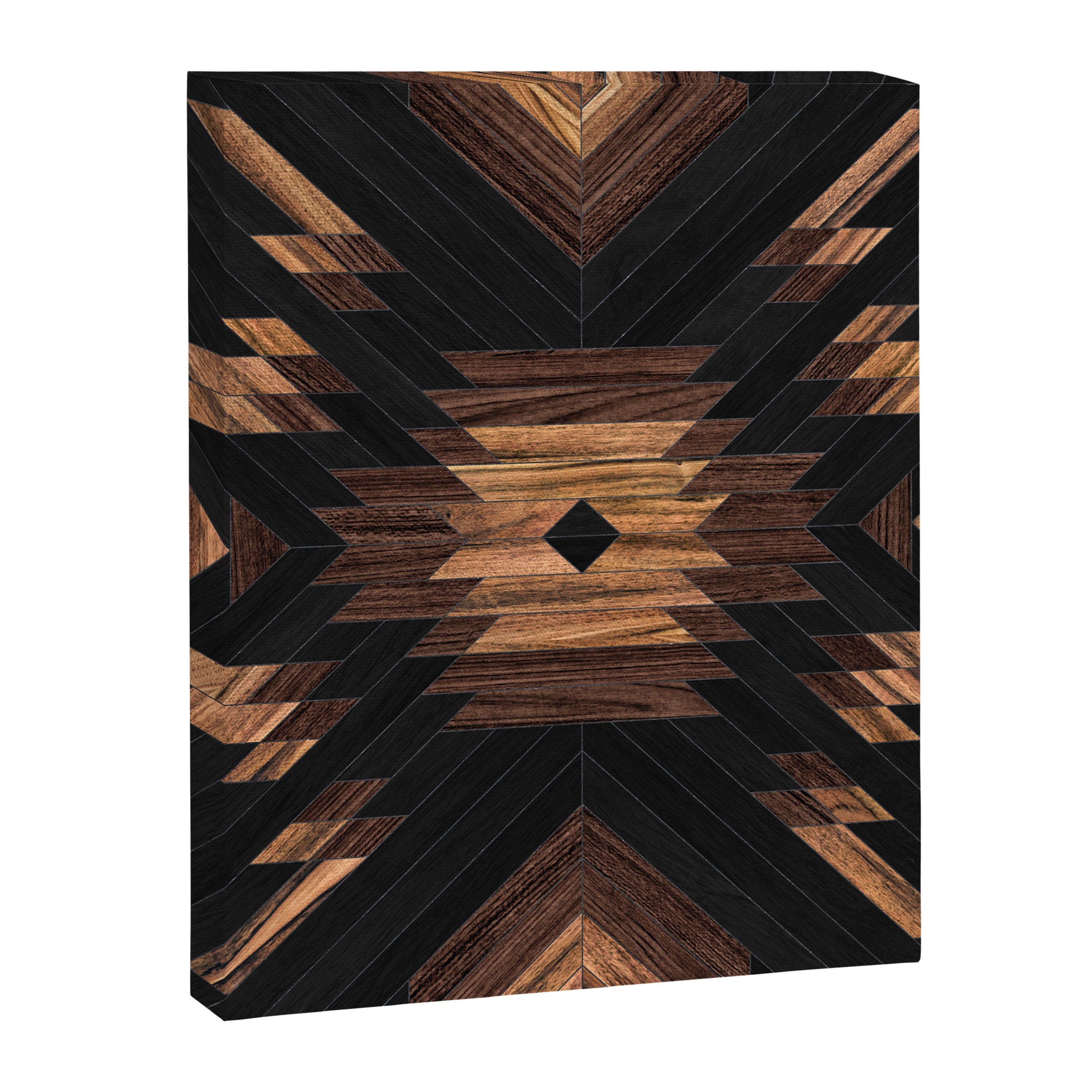 Urban Tribal Pattern No.7 - Aztec - Wood Canvas Print Gallery Image 6