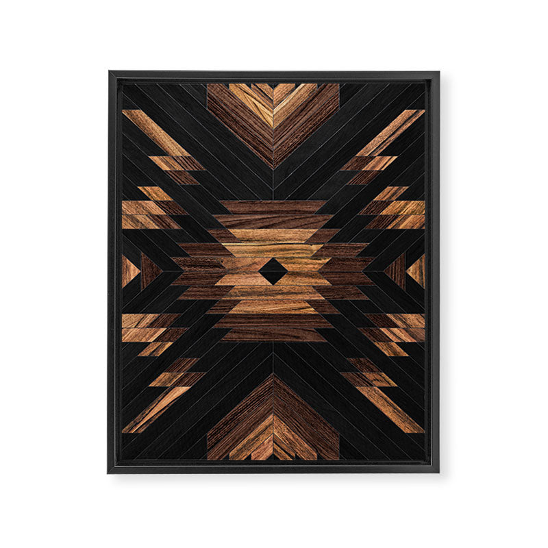Urban Tribal Pattern No.7 - Aztec - Wood Framed Canvas Print Gallery Image 6