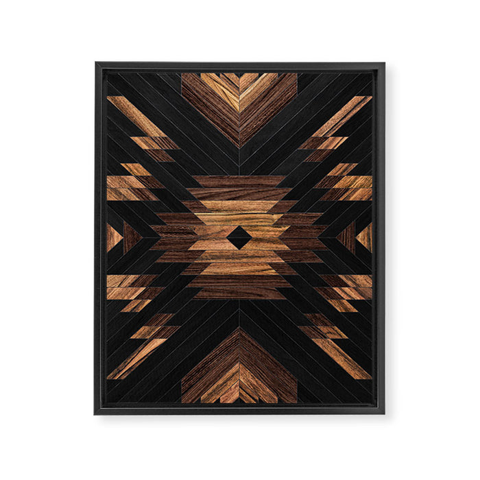 Urban Tribal Pattern No.7 - Aztec - Wood Framed Canvas Print Gallery Image 1