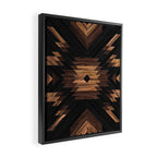 Urban Tribal Pattern No.7 - Aztec - Wood Framed Canvas Print Gallery Image 2
