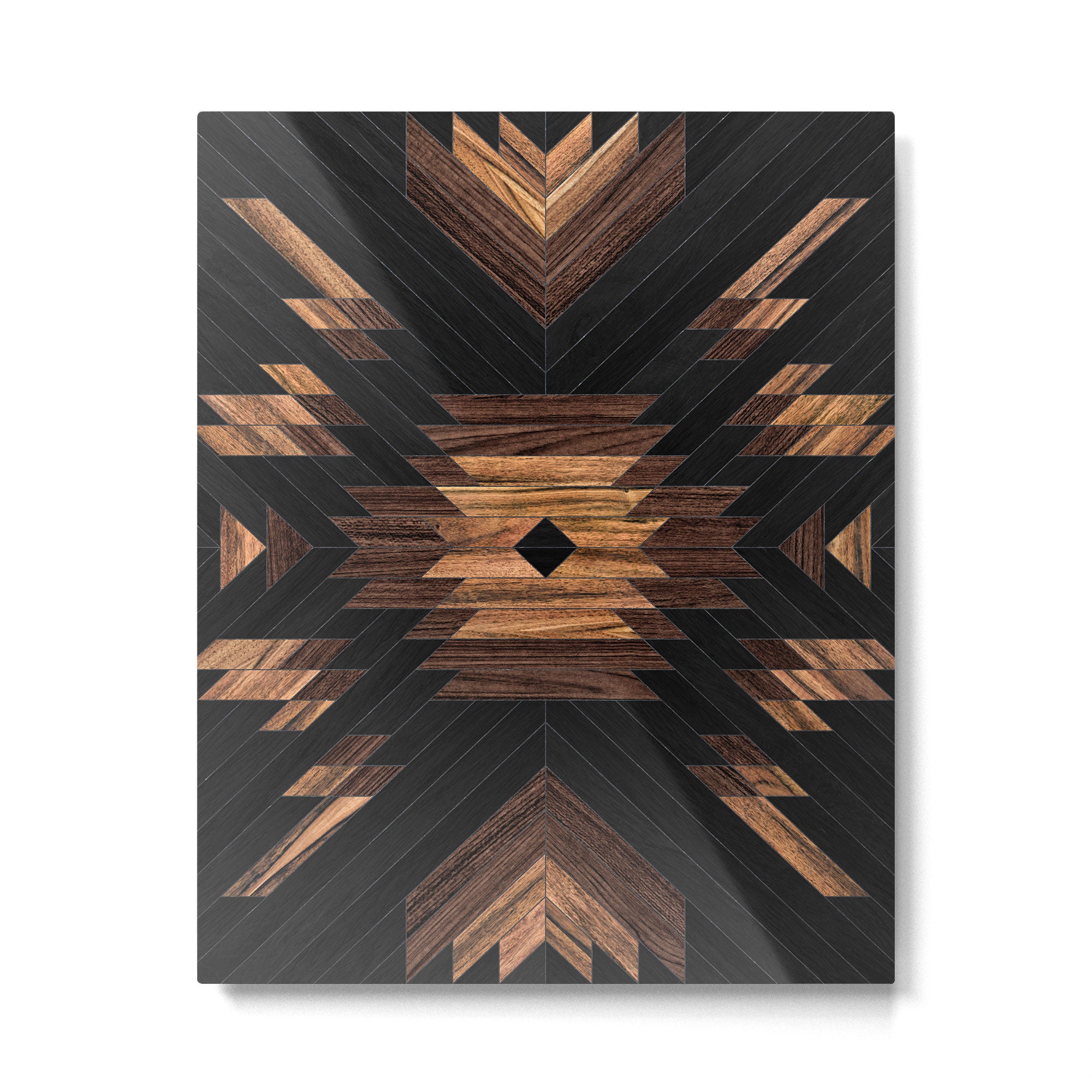 Urban Tribal Pattern No.7 - Aztec - Wood Metal Print Gallery Image 4