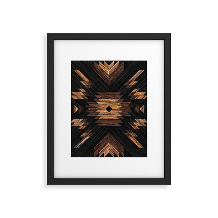 Urban Tribal Pattern No.7 - Aztec - Wood Framed Art Print Gallery Image 1