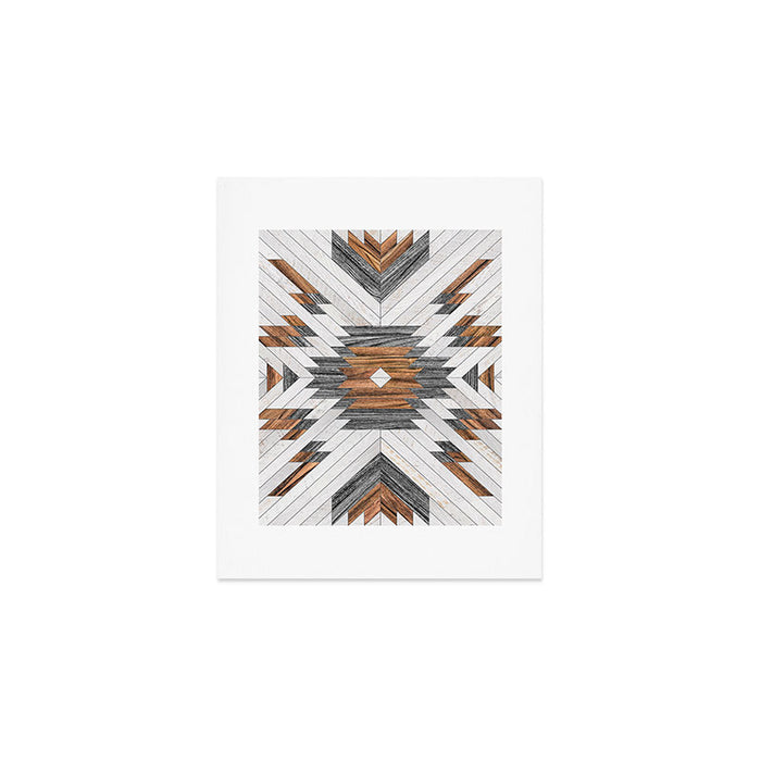 Urban Tribal Pattern No.8 - Aztec - Wood Art Print Gallery Image 1