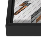 Urban Tribal Pattern No.8 - Aztec - Wood Framed Canvas Print Gallery Image 3