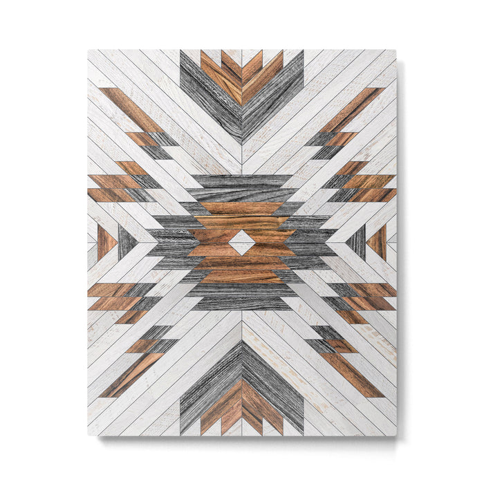 Urban Tribal Pattern No.8 - Aztec - Wood Metal Print Gallery Image 1