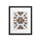 Urban Tribal Pattern No.8 - Aztec - Wood Framed Art Print Gallery Image 5