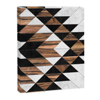 Urban Tribal Pattern No.9 - Aztec - Concrete and Wood Canvas Print Gallery Image 8