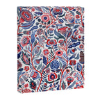 Botanical in red and blue Canvas Print Gallery Image 6
