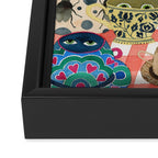 Suspicious mugs 2 Framed Canvas Print Gallery Image 3