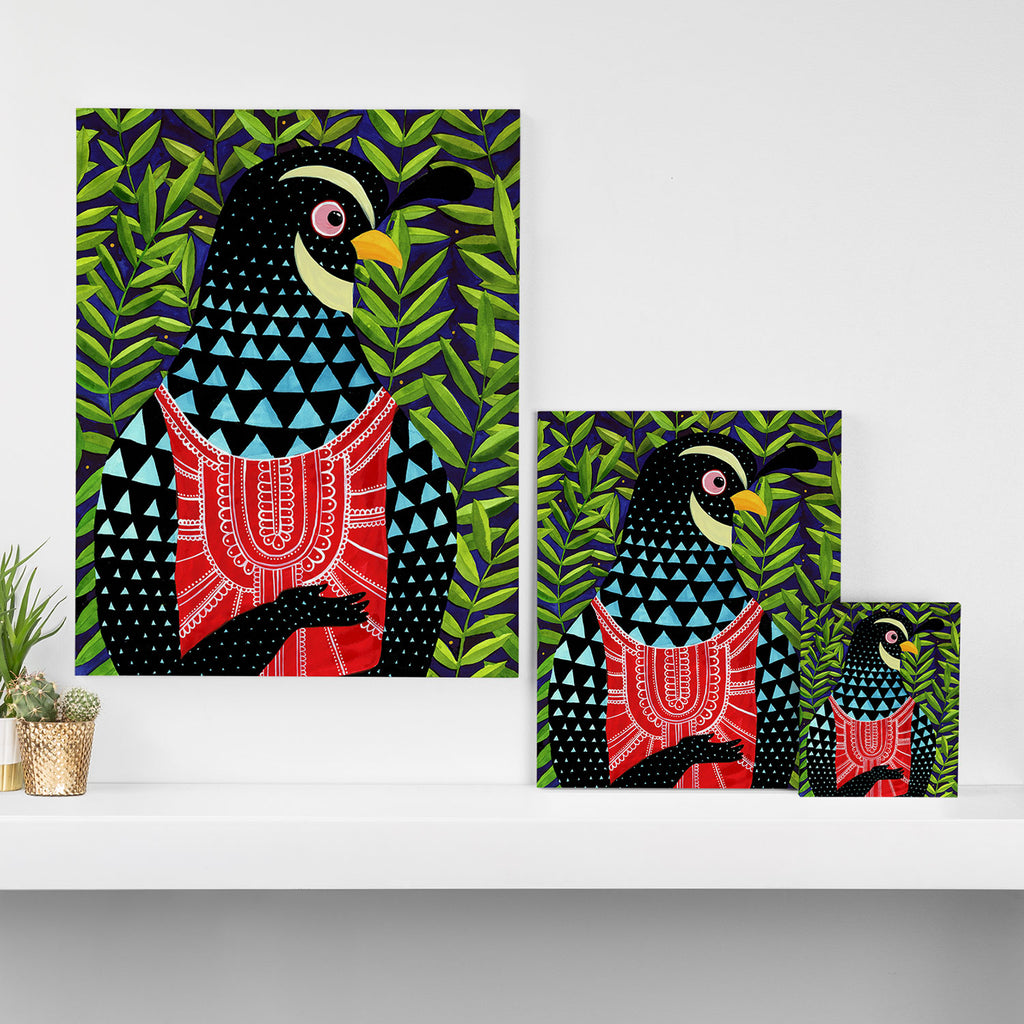 The quail prince has arrived Canvas Print Gallery Image 3
