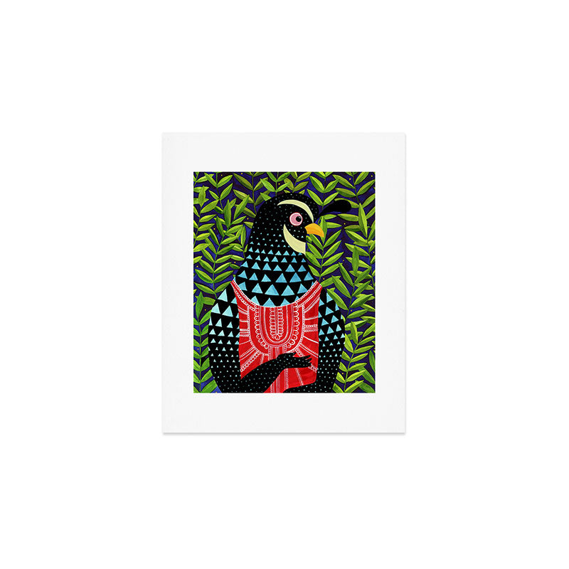 The quail prince has arrived Art Print Gallery Image 1