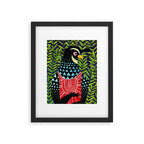 The quail prince has arrived Framed Art Print Gallery Image 4