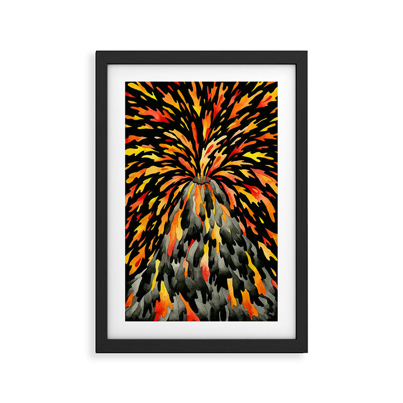 Volcano Framed Art Print Gallery Image 2
